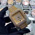 Best Selling Fully Customized Iced Out Lab Grown Watch for Men Hip Hop Diamond Jewelry watch