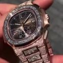 Best Selling Fully Customized Iced Out Diamond Lab Grown Watch for Men Hip Hop Diamond Jewelry