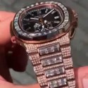 Best Selling Fully Customized Iced Out Diamond Lab Grown Watch for Men Hip Hop Diamond Jewelry