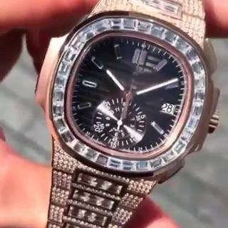Best Selling Fully Customized Iced Out Diamond Lab Grown Watch for Men Hip Hop Diamond Jewelry