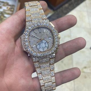Top Quality Diamond Lab Grown Watch on Factory Price DEF Lab Grown Diamond Iced Out Watch
