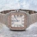 High Quality Custom Watch for Men Iced out Lab Grown Diamond Studded Watch Hip Hop Diamond Jewelry