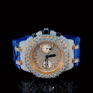 Top Quality Diamond Lab Grown Watch on Factory Price DEF Lab Grown Diamond Iced Out Watch