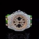Top Quality Diamond Lab Grown Watch on Factory Price DEF Lab Grown Diamond Iced Out Watch