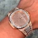 High Quality Hip Hop Customized Iced out Lab Grown Diamond Watch for Men VVS Diamond Watch Gift