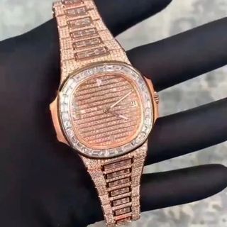High Quality Hip Hop Customized Iced out Lab Grown Diamond Watch for Men VVS Diamond Watch Gift