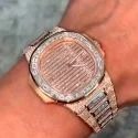 High Quality Hip Hop Customized Iced out Lab Grown Diamond Watch for Men VVS Diamond Watch Gift