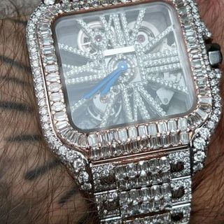 Best Quality VVS Diamond Moissanite Watch Fashion Jewelry Iced Out Diamond Watch