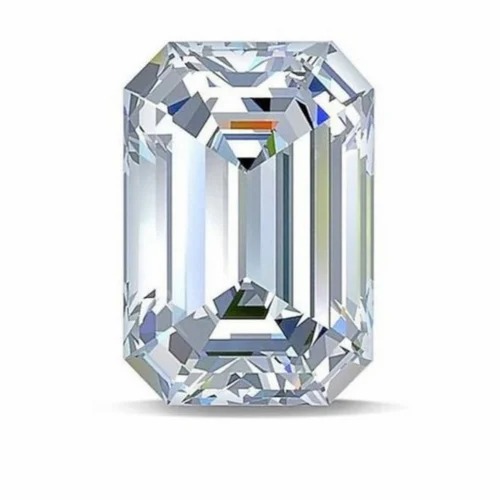 Emerald cut VVS Purity Loose EF Color8 TO 10 CTS Solitaire Synthetic Diamond CVD Lab