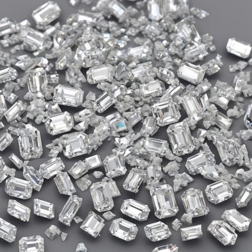 Emerald cut 1.50 Carat Good Quality E F Color VVS 1 Clarity Loose CVD Diamond