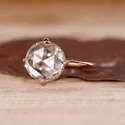 1.25 Ct Round CVD Diamond Ring, IGI Certified, 14K Yellow Gold