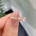 1.50 Carat East West Solitaire Lab Grown Diamond Ring, VS1 Clarity