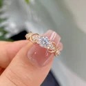 1.50 Carat East West Solitaire Lab Grown Diamond Ring, VS1 Clarity