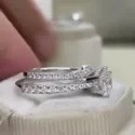 1.50 Carat Round Solitaire LGD Ring, 6-Prong Setting, Platinum