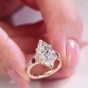 10 Carat Emerald Cut CVD Solitaire Ring, Step Cut, Platinum