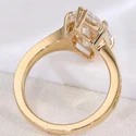 10 Carat Emerald Cut CVD Solitaire Ring, Step Cut, Platinum