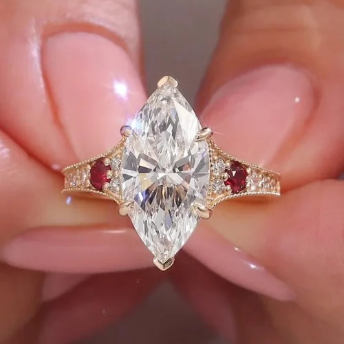 10 Carat Emerald Cut CVD Solitaire Ring, Step Cut, Platinum