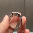 10 Carat Emerald Cut CVD Solitaire Ring, Step Cut, Platinum