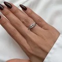 1.50 Carat East West Solitaire Lab Grown Diamond Ring, VS1 Clarity
