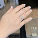 1.50 Carat Round Solitaire LGD Ring, 6-Prong Setting, Platinum