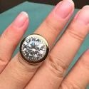 4.80 Carat Statement Solitaire Lab Grown Diamond Ring, Certified