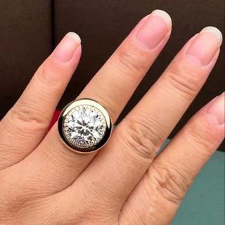 4.80 Carat Statement Solitaire Lab Grown Diamond Ring, Certified