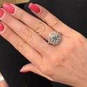 3 Ct Round Brilliant Lab Grown Diamond Ring, VVS Clarity