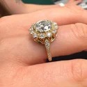 3 Ct Round Brilliant Lab Grown Diamond Ring, VVS Clarity