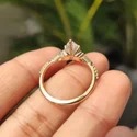 6 Ct Emerald Cut Lab Grown Diamond Ring, Bezel Set