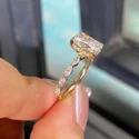 Heart Cut Lab Grown Diamond Ring, 2.50 Ct VVS