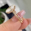 Marquise Cut Three Stone Engagement Ring, 1.80 Ct Total Weight