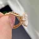 Marquise Cut Three Stone Engagement Ring, 1.80 Ct Total Weight