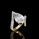 1.00 Carat DEF, VVS Lab Grown Diamond Ring in 14K Yellow Gold