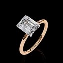 1.20ct Lab Grown Diamond Ring with 18K White Gold