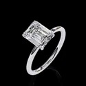 1.20ct Lab Grown Diamond Ring with 18K White Gold