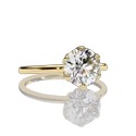 1 Carat White Lab Grown Cvd Diamonds Oval Shape E VS1 IGI Certified
