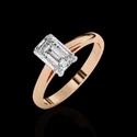 1.25ct Lab Grown Diamond Ring with 18K White Gold