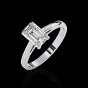 1.25ct Lab Grown Diamond Ring with 18K White Gold