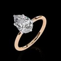 IGI 1.90 CARAT EACH LAB GROWN DIAMONDS RING