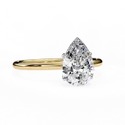 1.20ct Lab Grown Diamond Ring with 18K White Gold