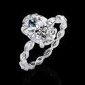 4.25ct Pear E VS1 CVD Lab Grown Diamonds , Lab Grown Diamond Jewellery