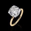 2.80ct White Lab Grown Cvd Diamonds Cushion Shape E VS1 IGI Certified