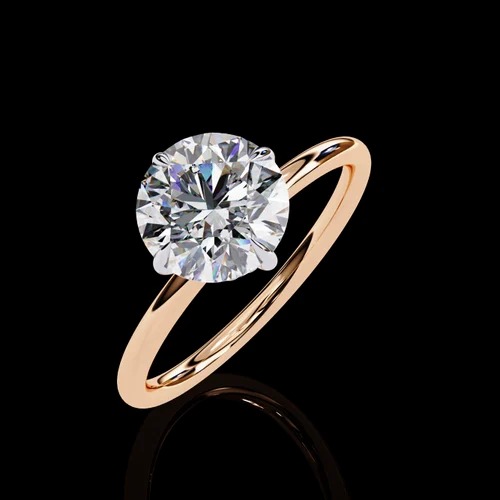 White Lab Grown Cvd Diamonds Round Shape E VS1 IGI Certified
