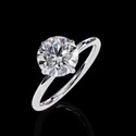 White Lab Grown Cvd Diamonds Round Shape E VS1 IGI Certified