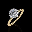 White Lab Grown Cvd Diamonds Round Shape E VS1 IGI Certified
