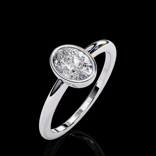 Excellent Igi 65 CENT EACH LAB GROWN DIAMONDS RING