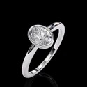 Excellent Igi 65 CENT EACH LAB GROWN DIAMONDS RING