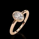 Excellent Igi 65 CENT EACH LAB GROWN DIAMONDS RING