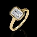 Igi 1.30 CARAT EACH LAB GROWN DIAMONDS Ring Symmetry Excellent