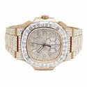 High Quality Hip Hop Customized Iced out Lab Grown Diamond Watch for Men VVS Diamond Watch